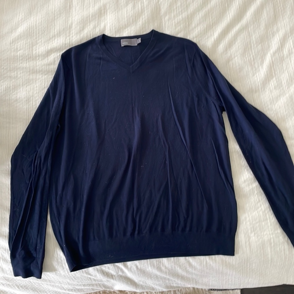 Mens Vince lightweight sweater